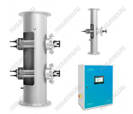 Ультрафиолетовая установка LIfetech TOP 315м3, DN300, 2*3kw, 18000h, Ручная очистка