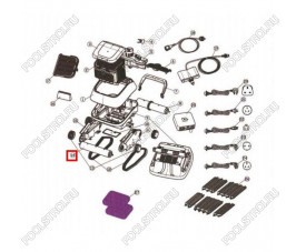 Сборная передняя цилиндрическая трубка для Aquaviva 7310 Black Pearl (71150) Сборная передняя цилиндрическая трубка для Aquaviva 7310 Black Pearl (71150)